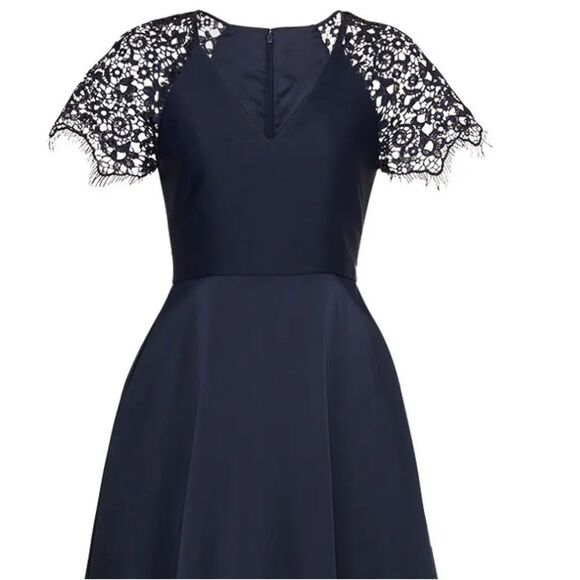 Monique Lhuillier Navy Blue Ball Gown NWT size 4 $545 - Picture 6 of 6